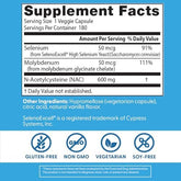 Doctors Best Nac Detox Regulators With Seleno Excell Non Gmo Vegetarian Gluten Soy Free 180 Veggie Caps 180count